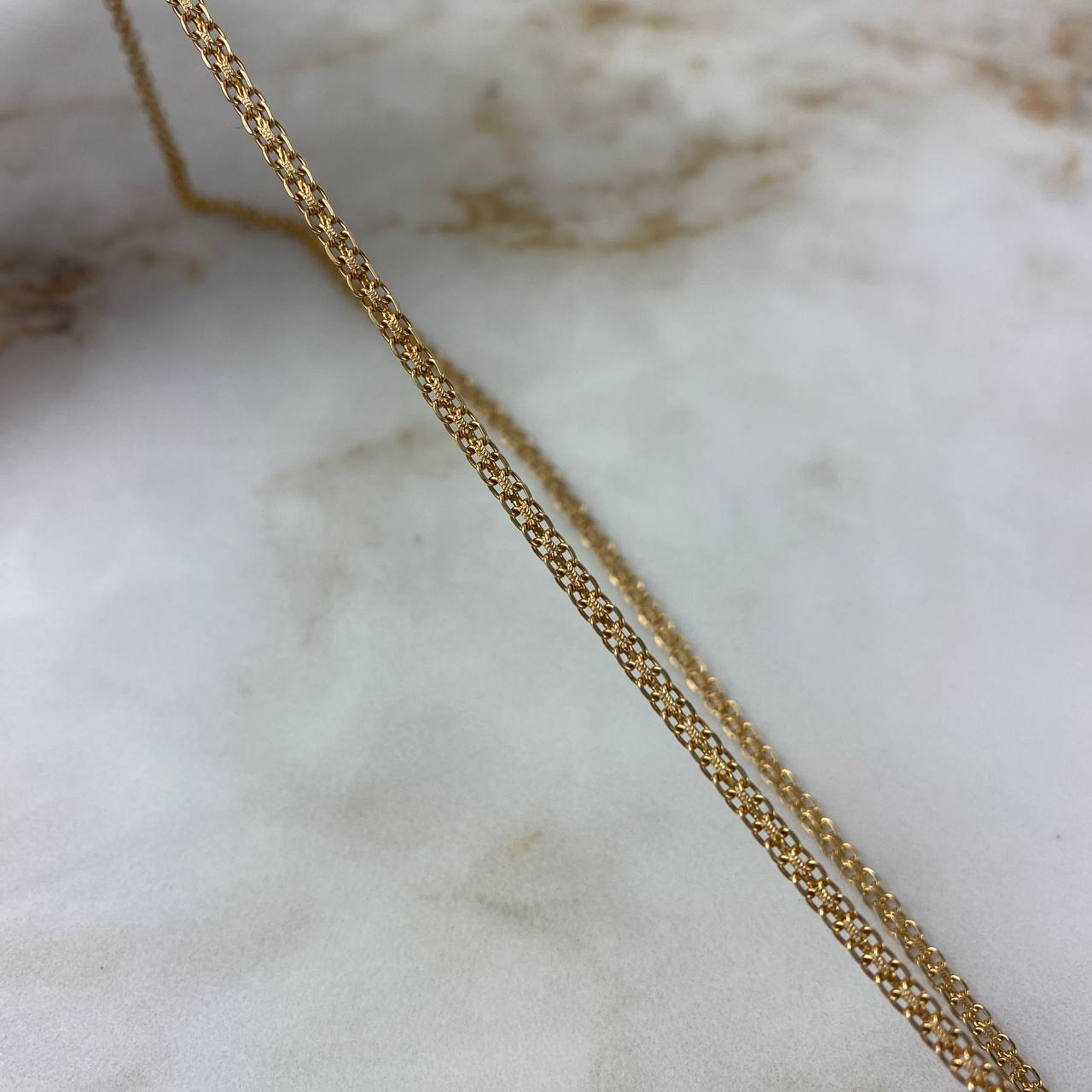 Cadena China 7.35gr / 60cm / 2.5mm Oro Amarillo +1