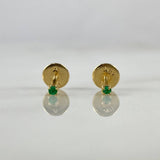 Topos 0.45gr / Esmeraldas 5pts Oro Amarillo (Joya)