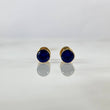 Topos Bisel 0.65gr / 5mm Circon Azul Oro Amarillo (Joya)