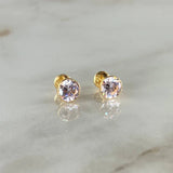 Topos Bisel 1.1g / 6.25mm Oro Amarillo 18K