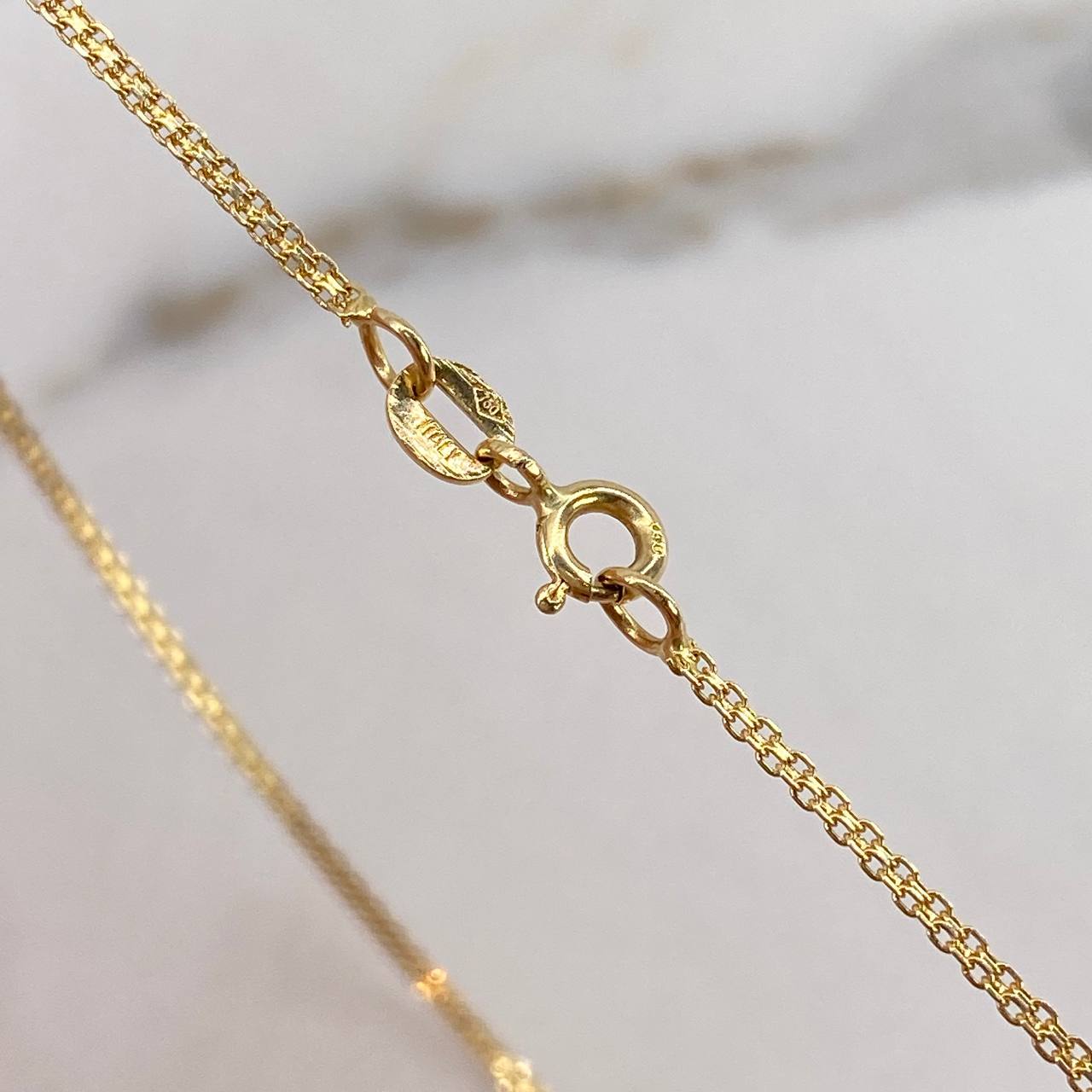 Cadena China  3.1gr / 60cm / 1.5mm Oro Amarillo +0$