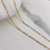 Cadena Figaro  3.6gr / 60cm / 2.3mm Oro Amarillo +0$