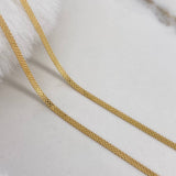 Cadena China  3.05gr / 60cm / 2.1mm Oro Amarillo +0$