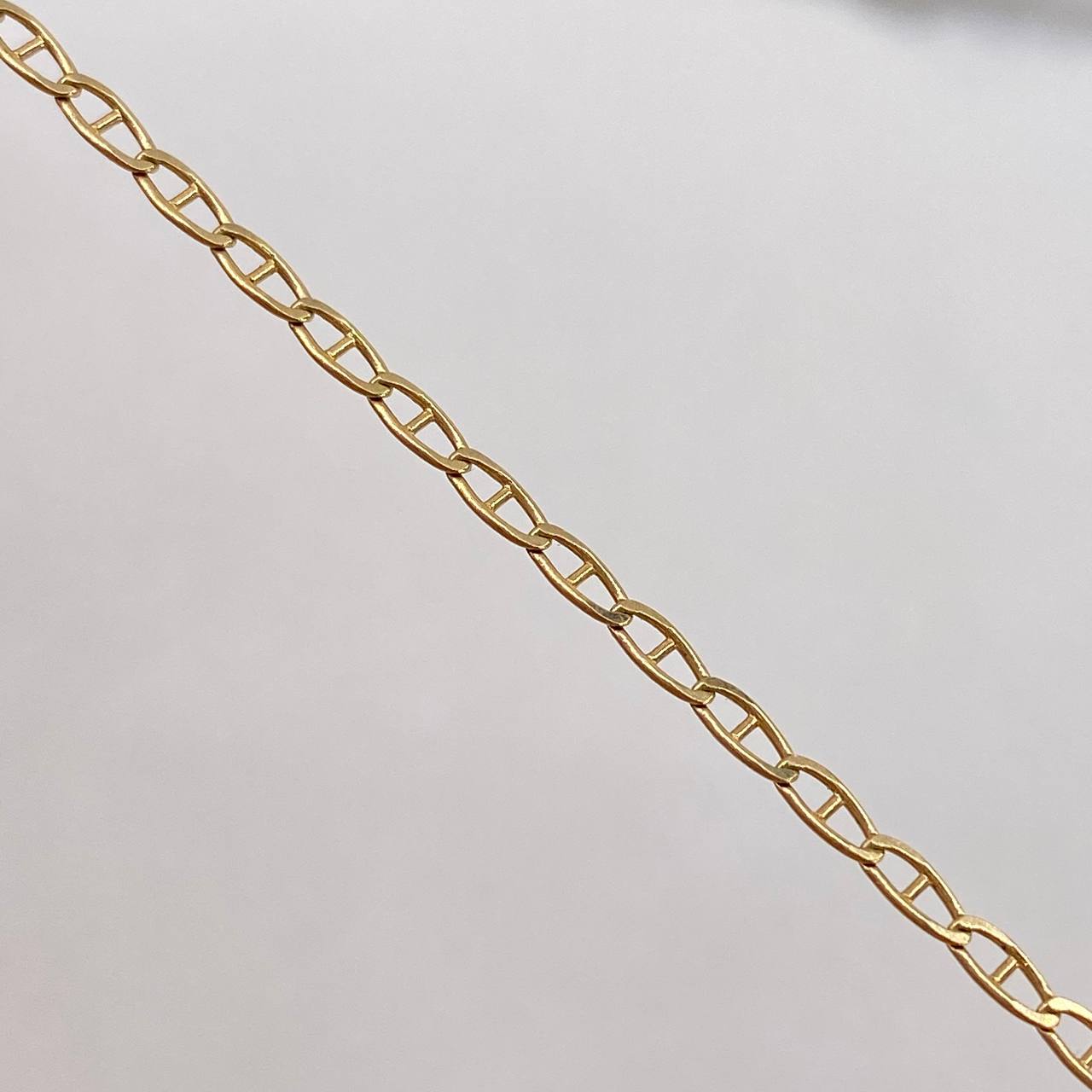 Cadena Escalera 3.95gr / 60cm / 1.65mm Oro Amarillo +3$