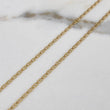 Cadena Escalera 3.95gr / 60cm / 1.65mm Oro Amarillo +3$