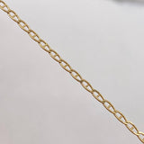 Cadena Escalera 3.95gr / 60cm / 1.65mm Oro Amarillo +3$