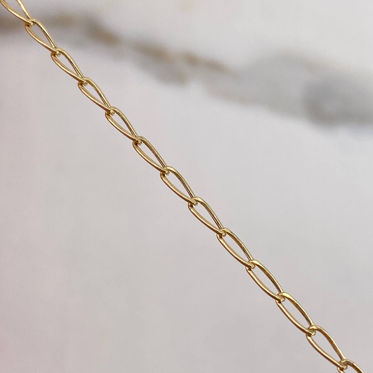 Cadena Espiga 1.1gr / 45cm / 1.25mm Oro Amarillo +3$