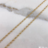 Cadena Espiga  1.75gr / 45cm / 1.8mm Oro Amarillo +3$