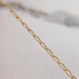 Cadena Espiga 1.1gr / 45cm / 1.25mm Oro Amarillo +3$