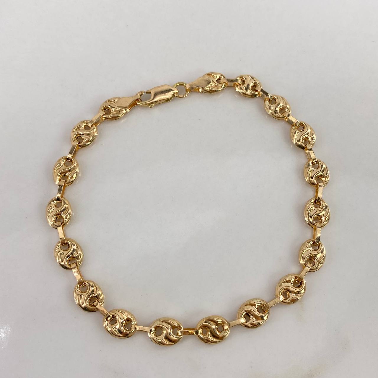 Pulso GC 5.4gr / 21cm / 6.4mm Diamantada Oro Amarillo$
