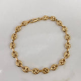 Pulso GC 5.4gr / 21cm / 6.4mm Diamantada Oro Amarillo$