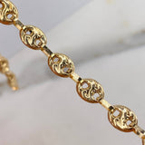 Pulso GC 5.4gr / 21cm / 6.4mm Diamantada Oro Amarillo$