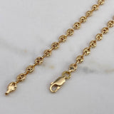 Tobillera GC 6.25gr / 27cm / 5.45mm Diamantada Oro Amarillo$