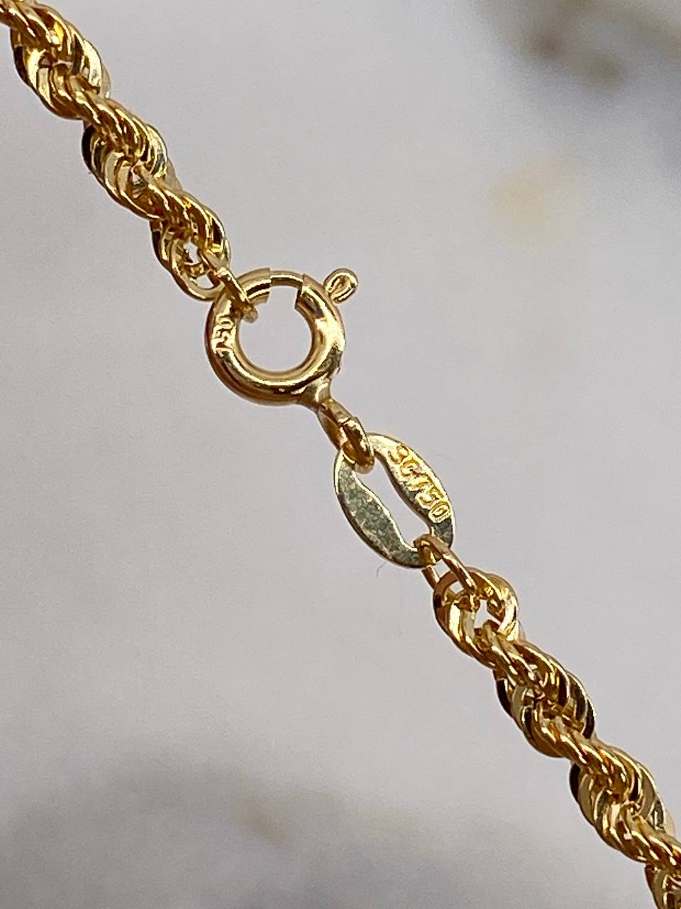 Cadena Lazo 3.45gr / 45cm / 1.8mm Oro Amarillo +3$