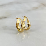Candongas Nia 1.4gr / 1.2cm / Diamantadas Oro Amarillo