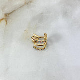 Piercing Garra Mariposa 1.7gr / 1.5cm / Circones Rosas Azules Oro Amarillo (Joya)