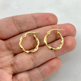 Candongas Deis 1.2gr / 1.5cm / Oro Amarillo