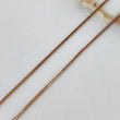 Cadena Veneciana  2.3gr / 40cm / 0.85mm Oro Rosa +3$