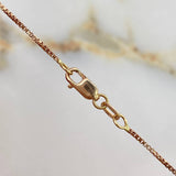 Cadena Veneciana  2.3gr / 40cm / 0.85mm Oro Rosa +3$