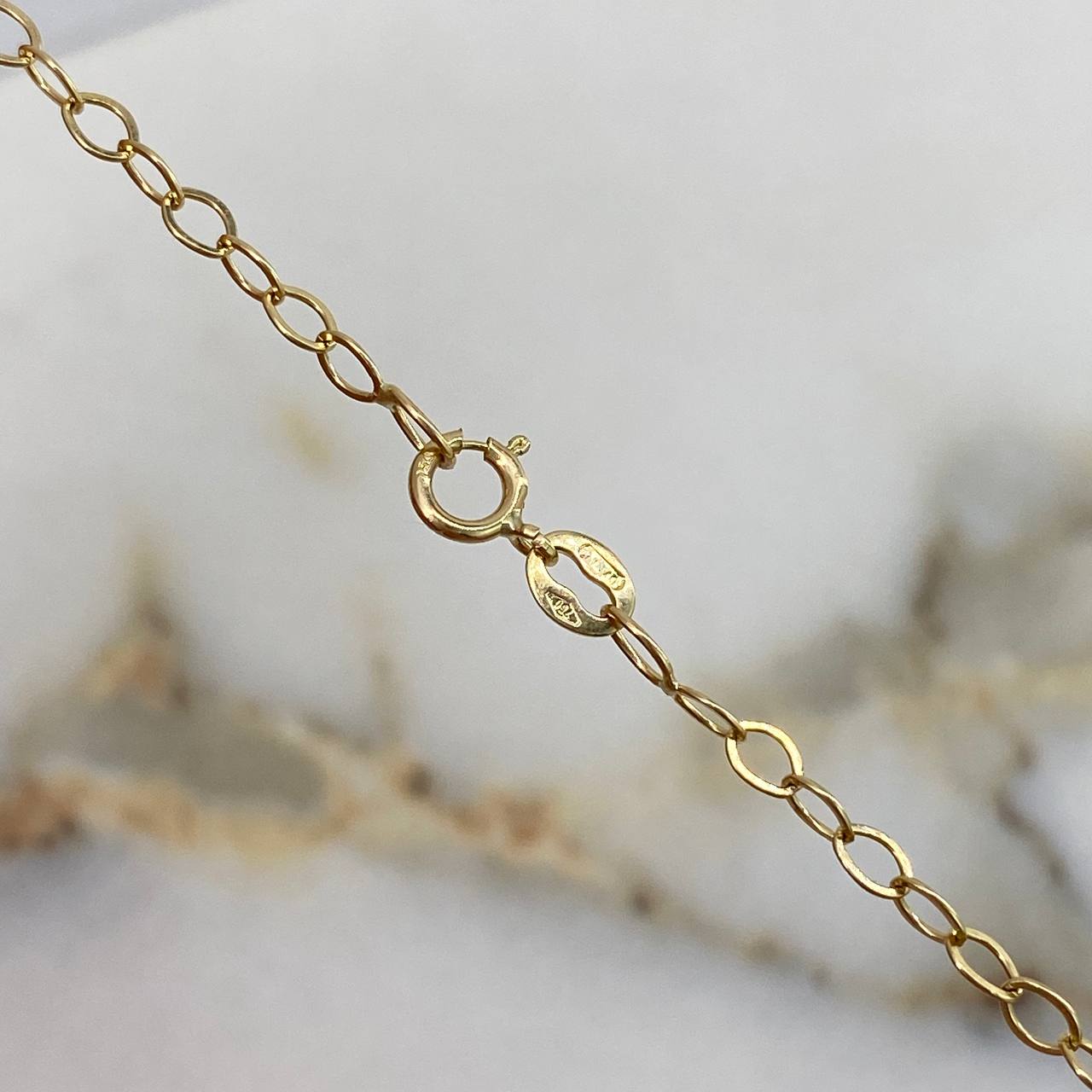 Cadena Roll On  2.3gr / 40cm / 2.35mm Oro Amarillo +3$