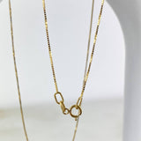 Cadena Veneciana 1.65gr / 50cm / 0.7mm Oro Amarillo +3