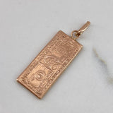 Dije Dollar  1.5gr / 3.5cm / Liso  Oro Rosa$