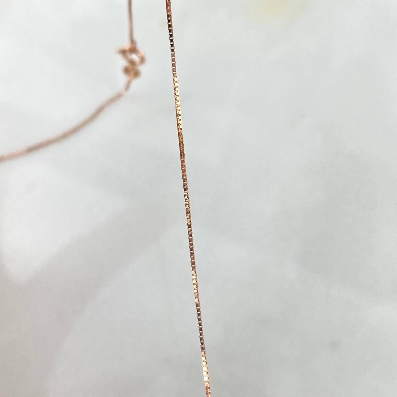 Cadena Veneciana 0.85gr / 40cm / 0.5mm Oro Rosa +3