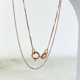 Cadena Veneciana 0.85gr / 40cm / 0.5mm Oro Rosa +3