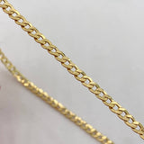 Cadena Cubana 6.05gr / 50cm / 3.2mm Oro Amarillo +0$