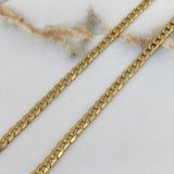 Cadena Cubana 6.05gr / 50cm / 3.2mm Oro Amarillo +0$