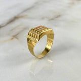 Anillo Sello 2.9gr / T10 3/4 Tres Oros