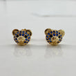 Topos Rostro Oso  2gr / 1cm / Circones Azules Negros Corbatin Broche Mariposa  Oro Amarillo$