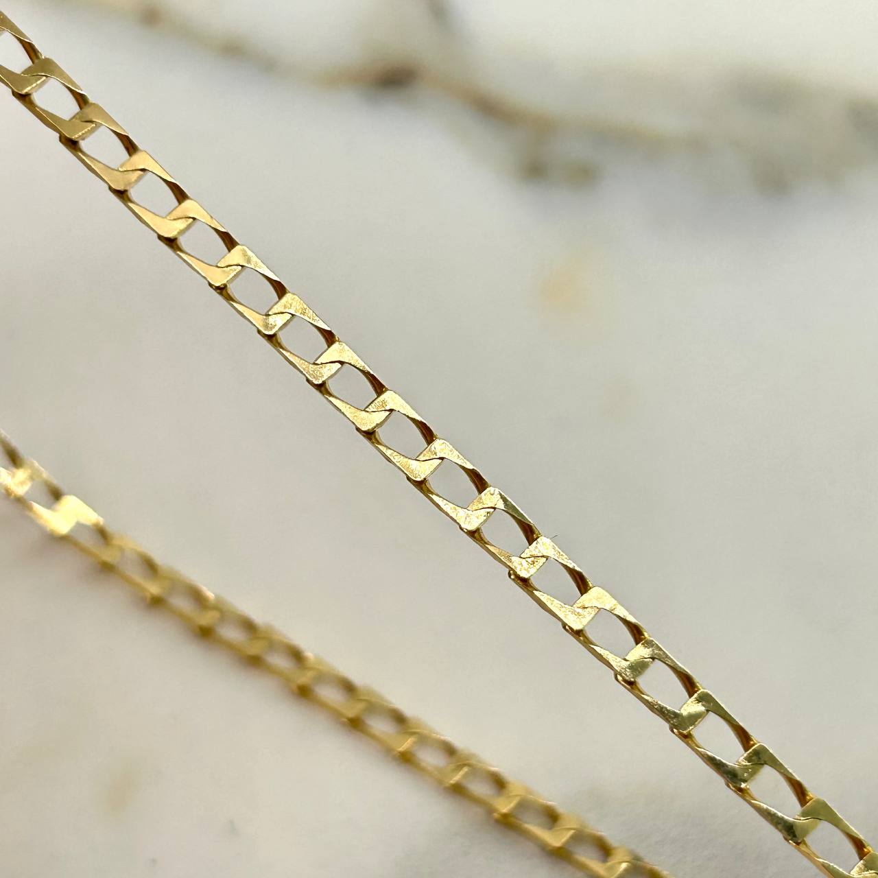 Cadena Panzer  11gr / 60cm / Oro Amarillo +0$
