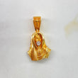 Dije Rostro de Cristo Belo 10gr / 4cm / Liso Dos Oros Amarillo Blanco$