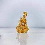 Dije Rostro de Cristo Belo 10gr / 4cm / Liso Dos Oros Amarillo Blanco$