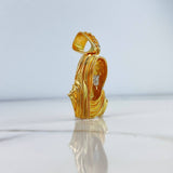 Dije Rostro de Cristo Belo 10gr / 4cm / Liso Dos Oros Amarillo Blanco$