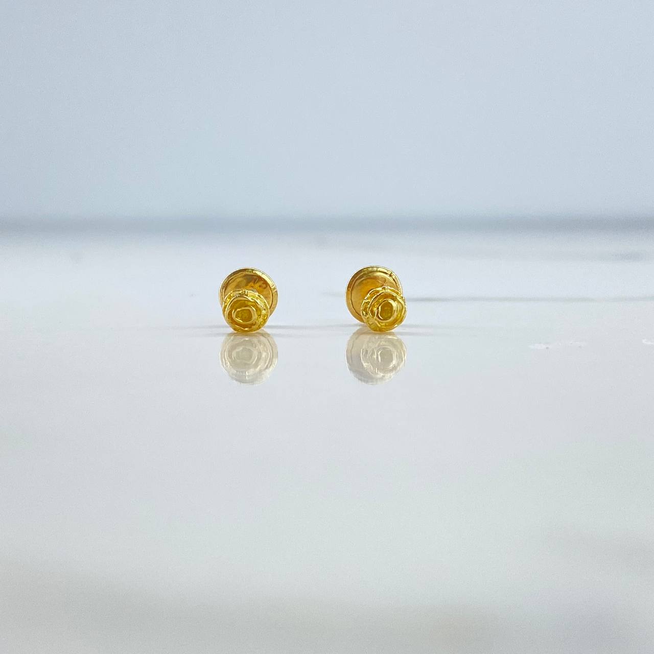 Topos Rosa  0.85gr / Liso  Oro Amarillo$
