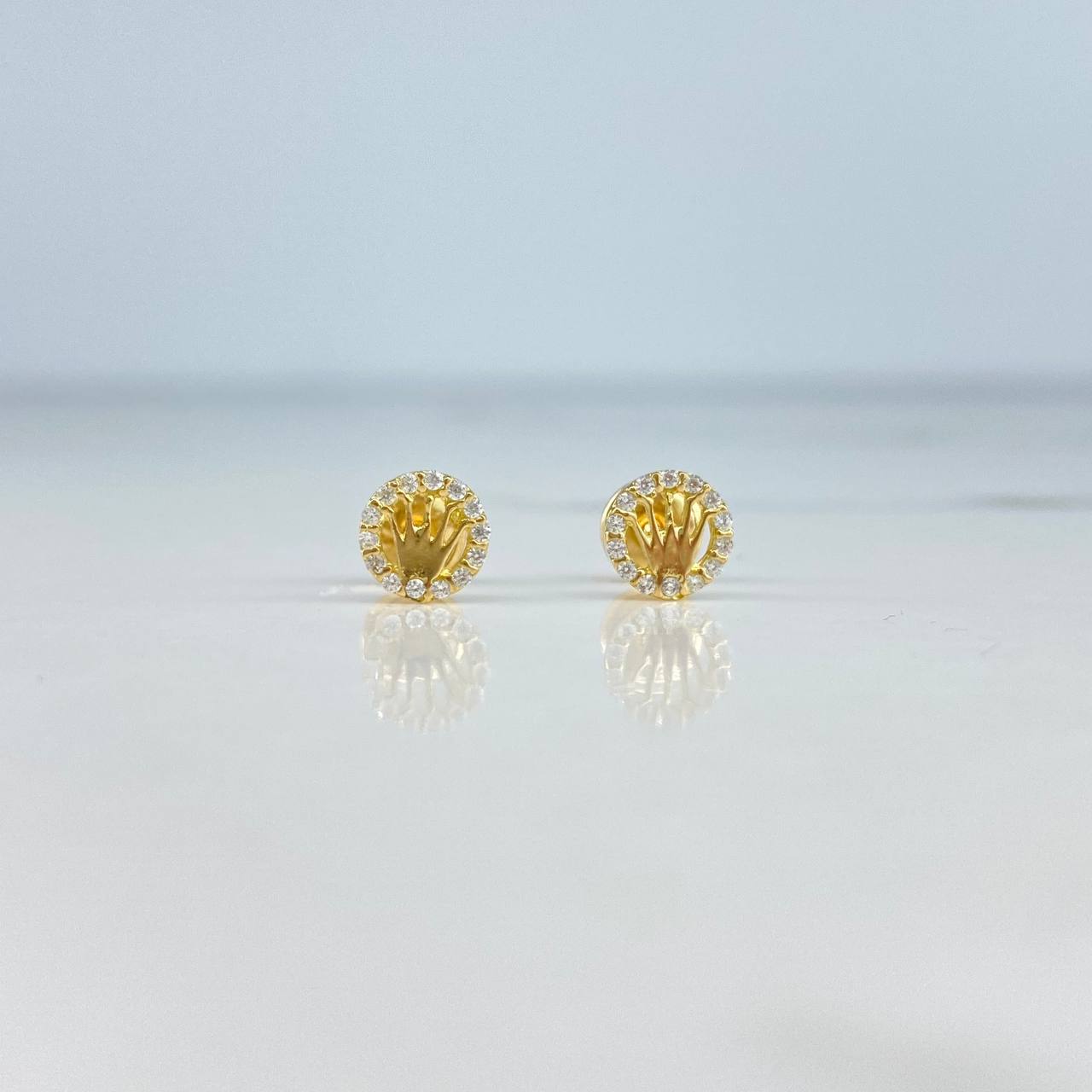 Topos Corona  1gr / Circones Blancos  Oro Amarillo$