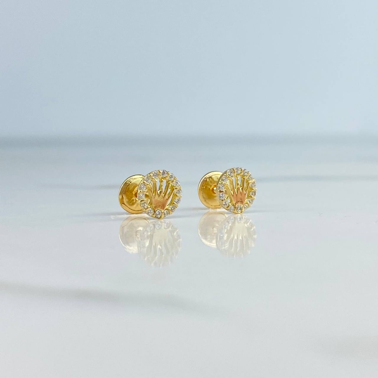 Topos Corona  1gr / Circones Blancos  Oro Amarillo$