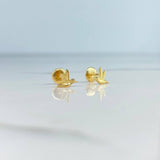 Topos Colibri  0.8gr / Liso  Oro Amarillo$