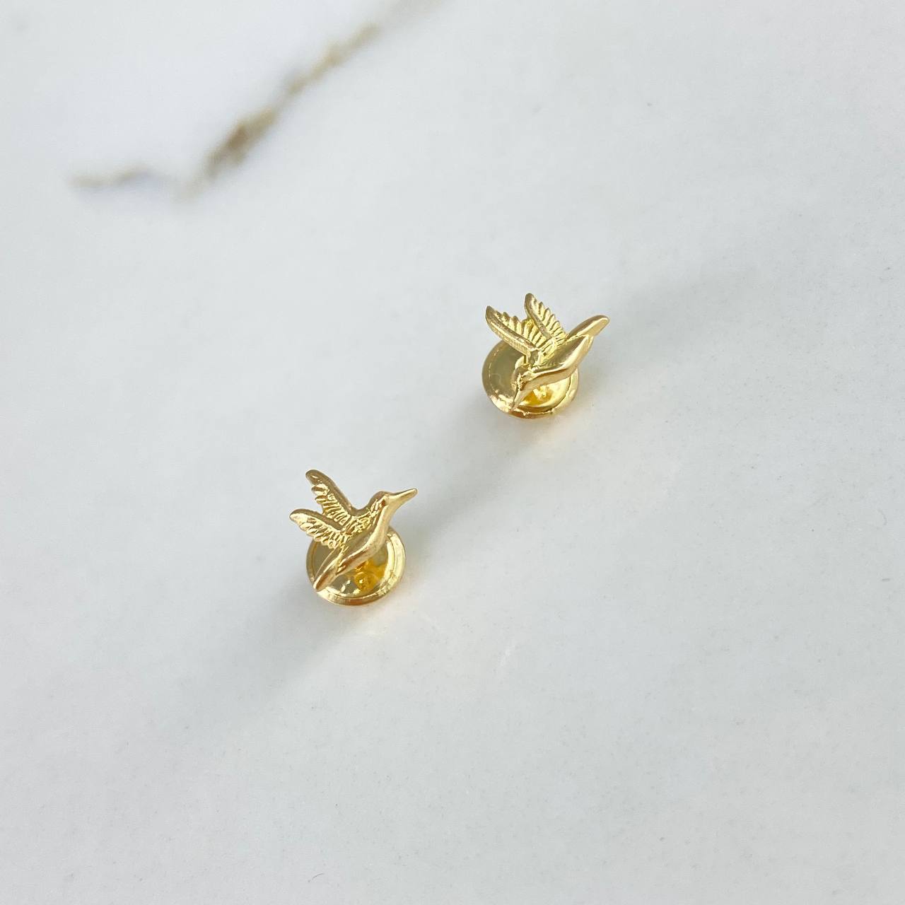 Topos Colibri  0.8gr / Liso  Oro Amarillo$