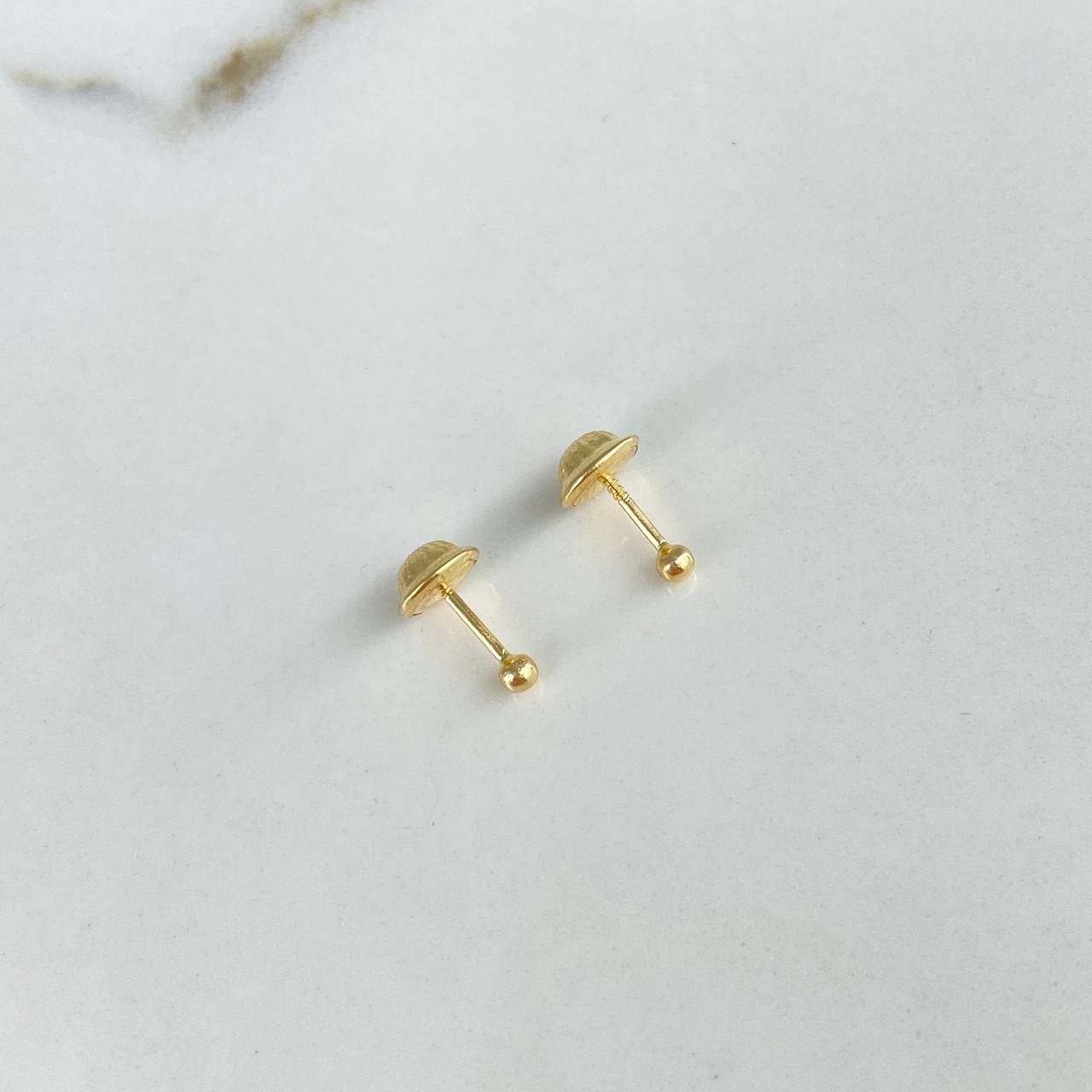 Topos Bola Lisa 0.4gr / 2mm Oro Amarillo$