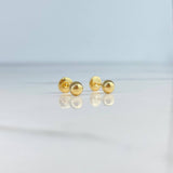 Topos Bola Lisa 0.55gr / 5mm Oro Amarillo$