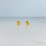 Topos Bola Lisa 0.45gr / 3mm Oro Amarillo$