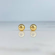 Topos Bola Lisa 0.8gr / 8mm Oro Amarillo$