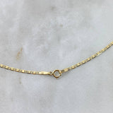Cadena Plana 1.4gr / 45cm / 1.4mm Oro Amarillo +3