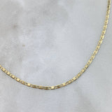 Cadena Plana 1.9gr / 45cm / 2mm Oro Amarillo +3©