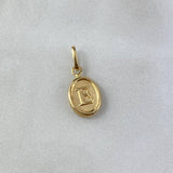 Dije Letra E 0.5gr / 1.8cm / Oro Amarillo ©