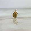 Dije Letra D 0.55gr / 1.7cm / Troquelado Oro Amarillo