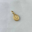 Dije Letra M 0.45gr / 1.8cm / Troquelada Oro Amarillo